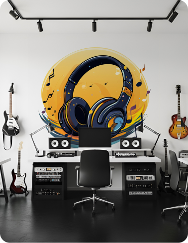Print on wall